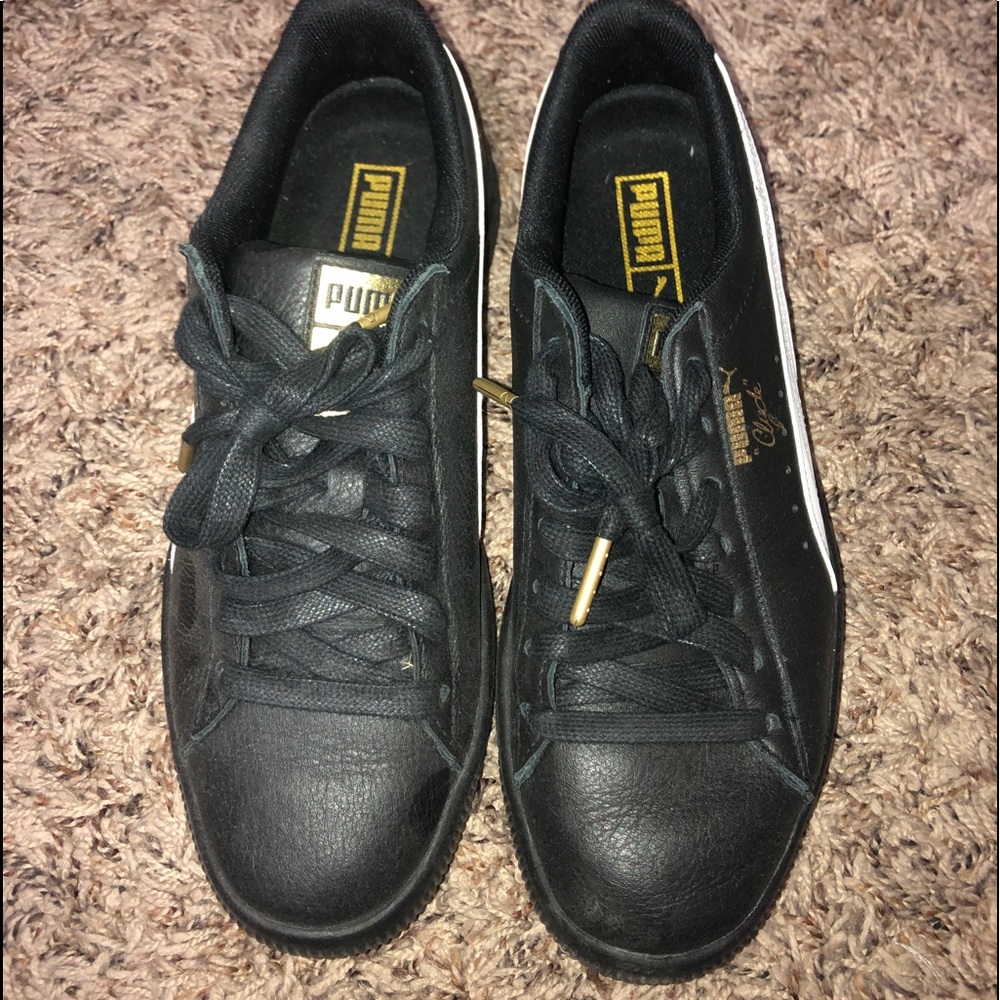 Black Puma Clyde Sneaker